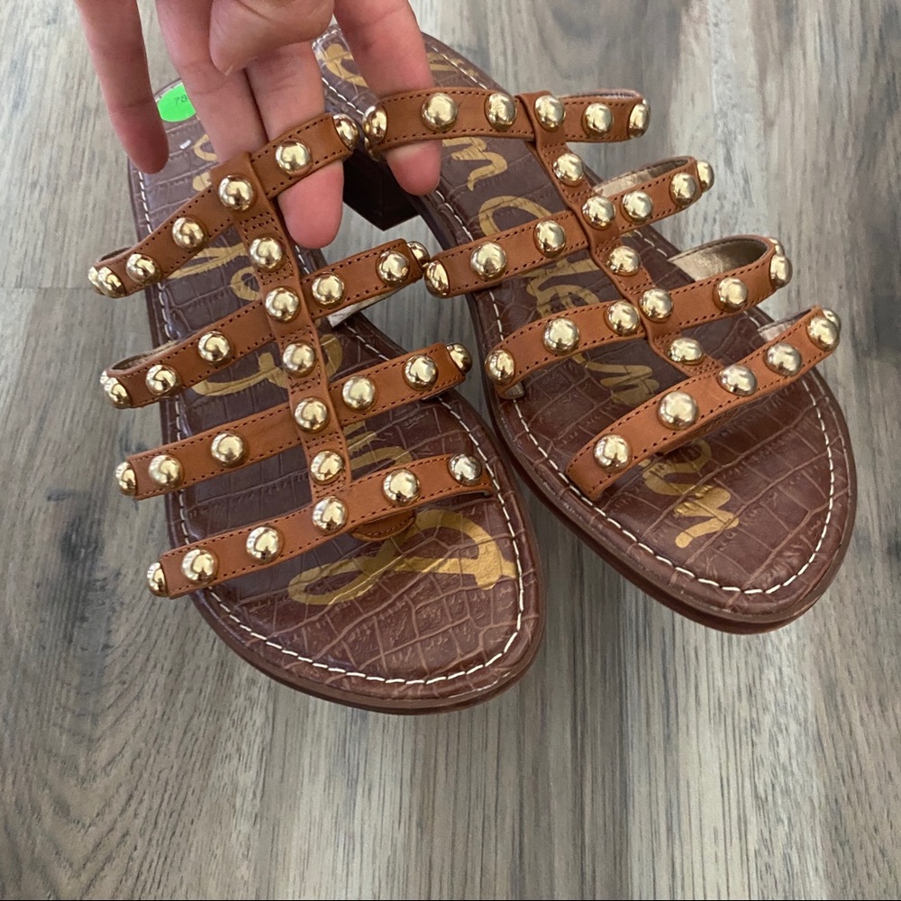 Sam Edelman Studded Juniper Heeled Sandals sz 8.5 - Picture 2 of 13